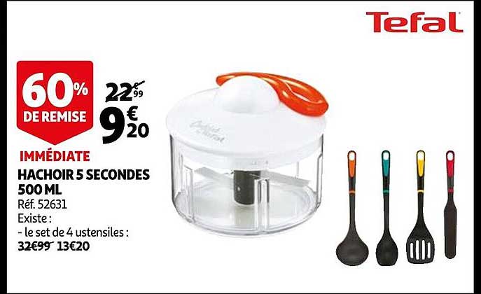 tefal hachoir 5 secondes