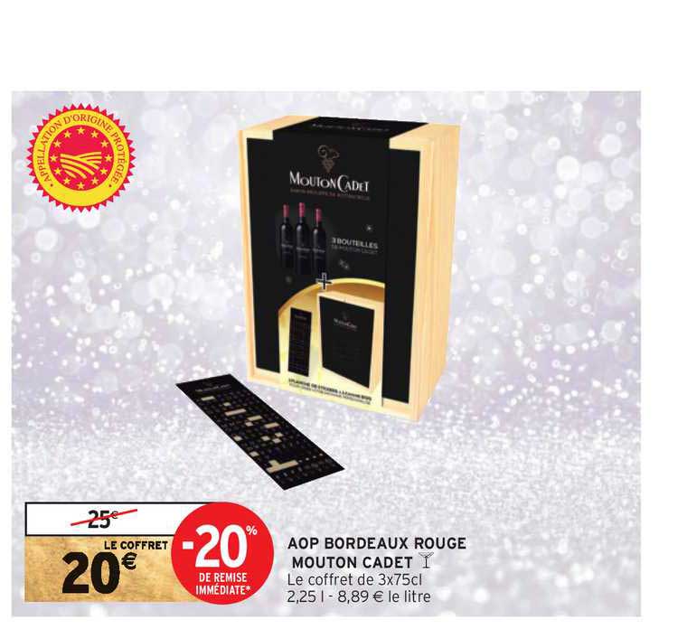 aop bordeaux rouge mouton cadet