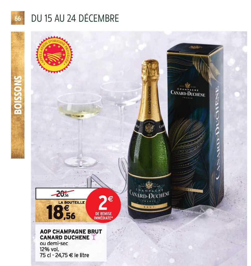 aop champagne brut canard duchêne