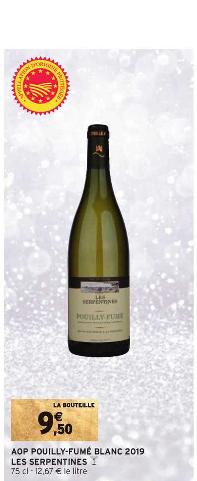 aop pouilly-fumé blanc 2019 les serpentines