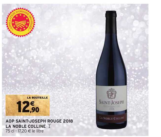 aop saint joseph rouge 2018 la noble colline