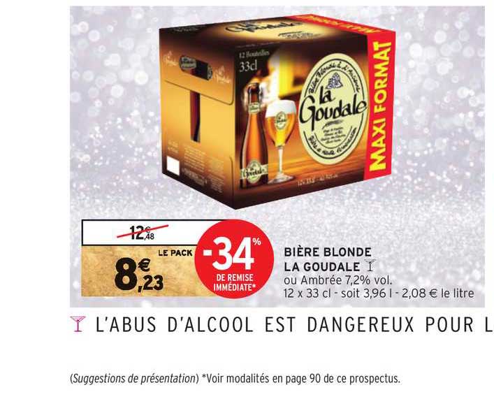 Bière Blonde La Goudale -34% De Remise Immédiate