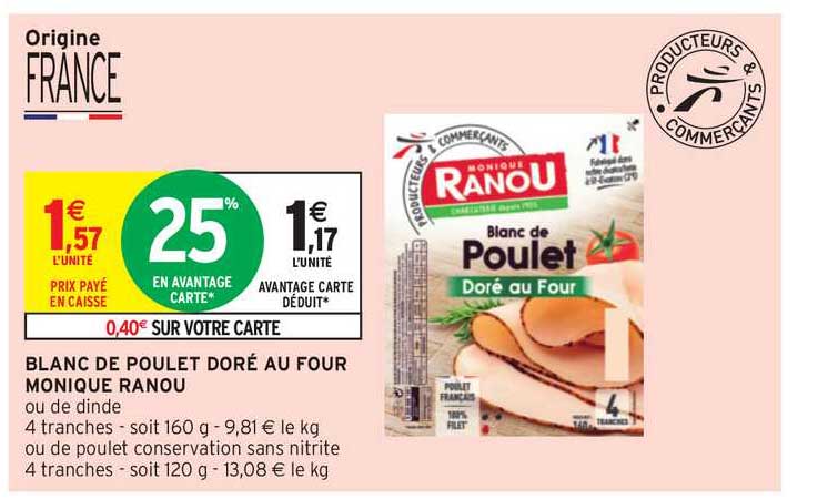 blanc de poulet doré au four monique ranou