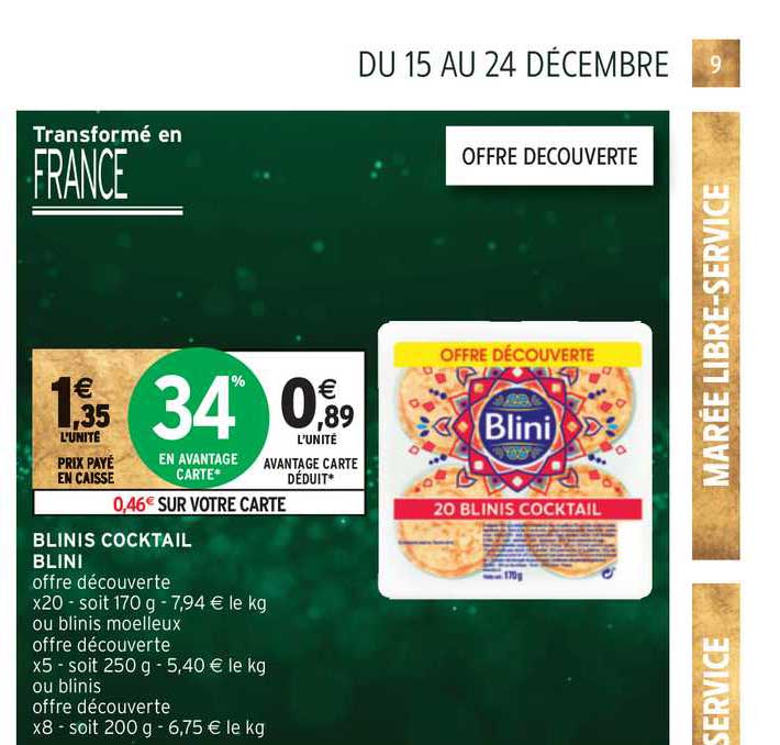 Blinis Cocktail Blini