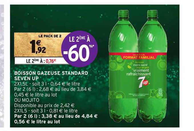 boisson gazeuse standard seven up