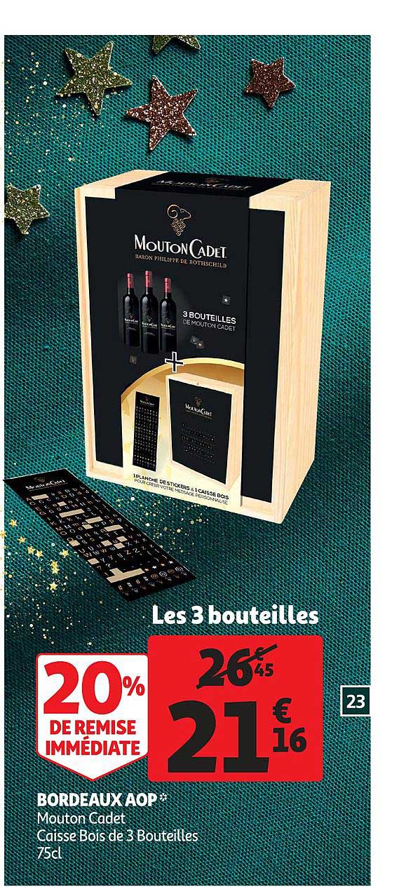 bordeaux aop mouton cadet