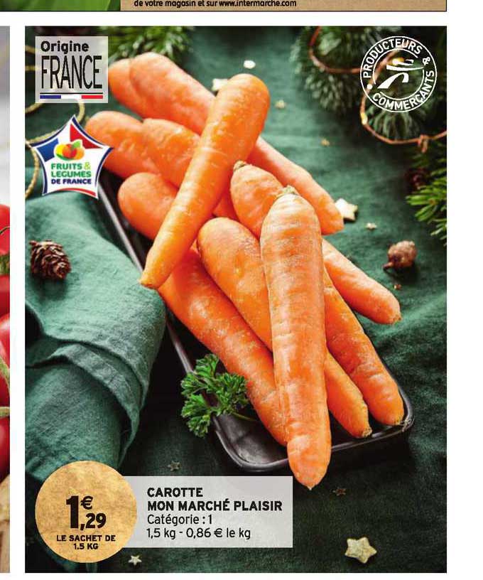 carotte mon marché plaisir
