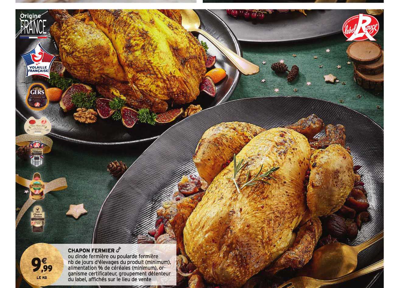 chapon fermier