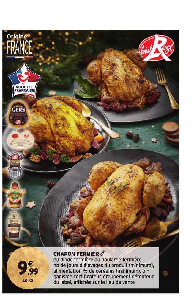 chapon fermier