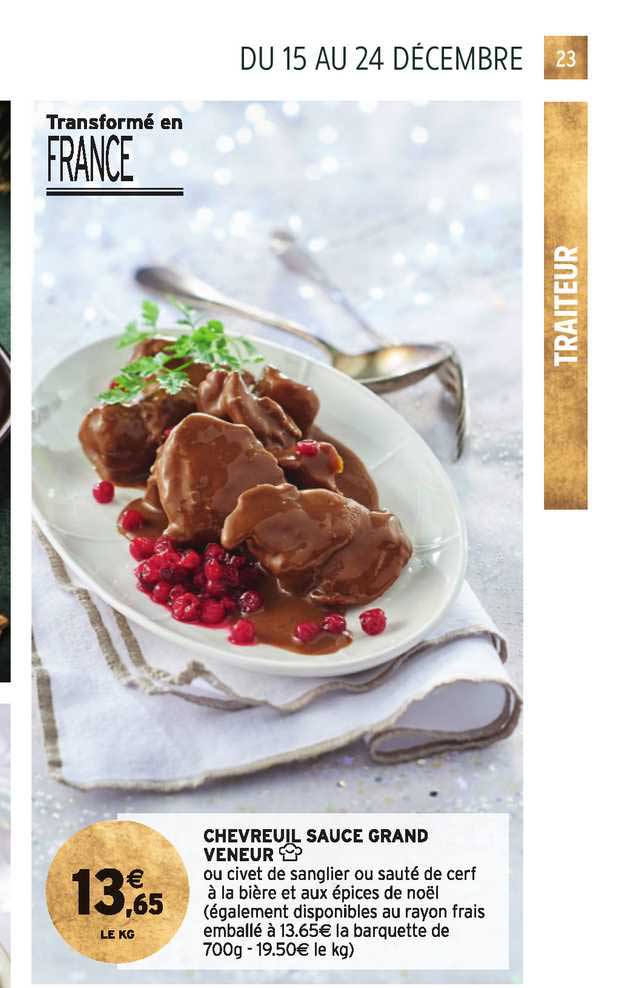 chevreuil sauce grand veneur