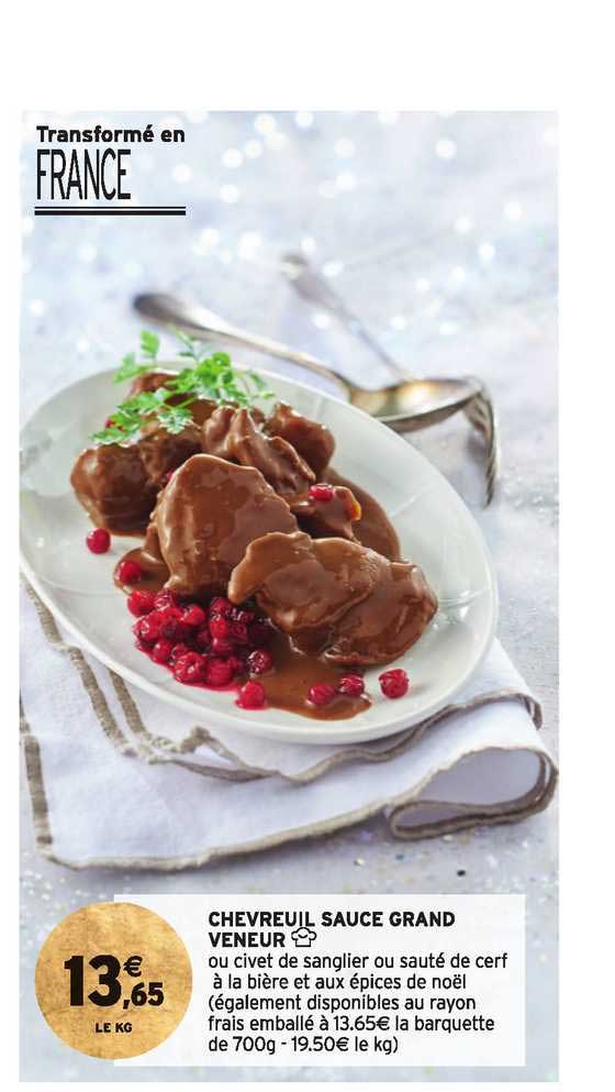 chevreuil sauce grand veneur