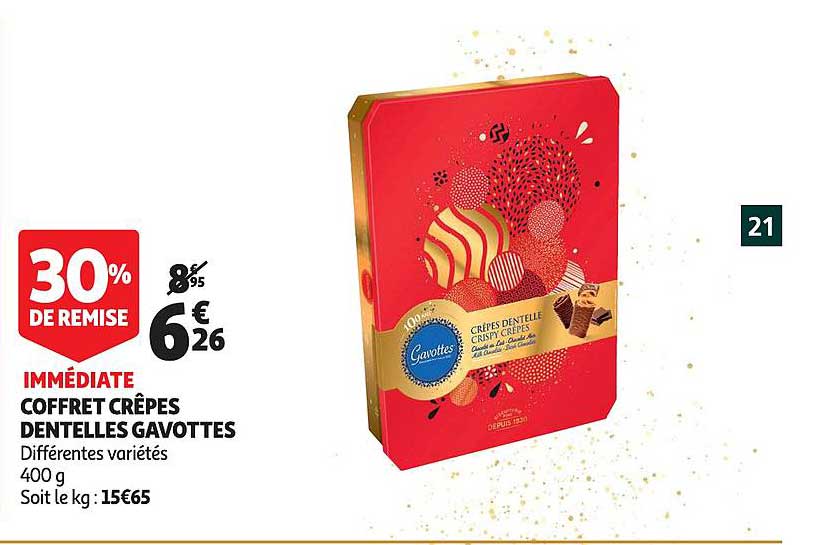 Coffret Crêpes Dentelles Gavottes