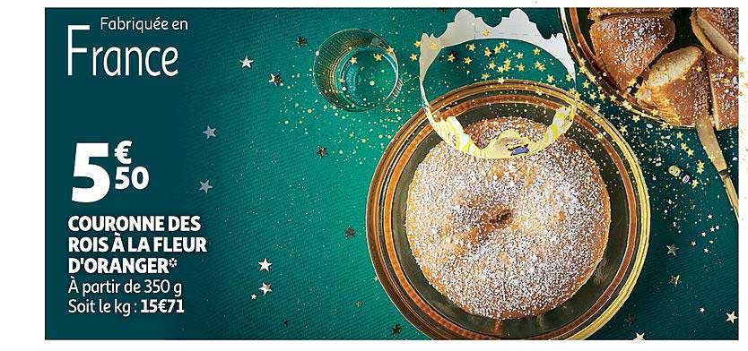 couronne des rois à la fleur d'oranger