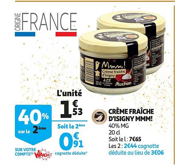 crème fraîche d'isigny mmm!