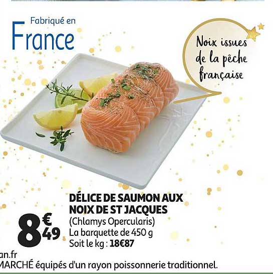 délice de saumon aux noix de st jacques