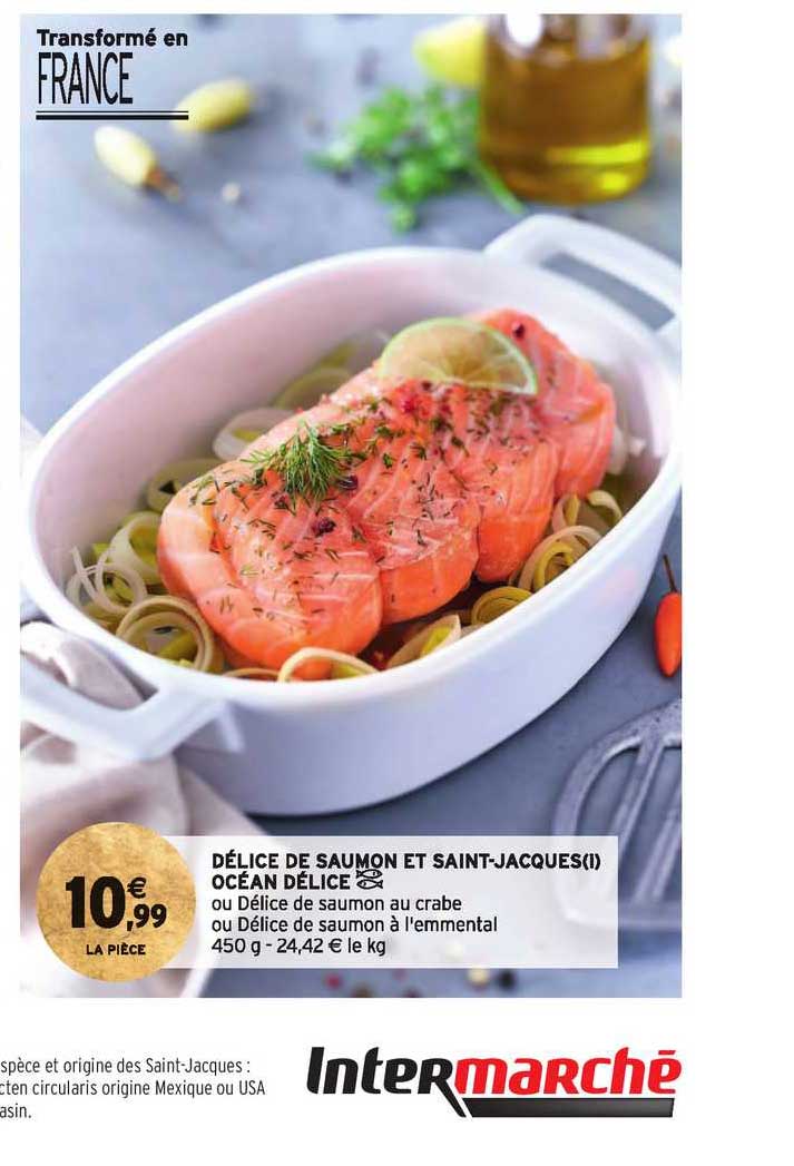 délice de saumon et saint jacques océan délice