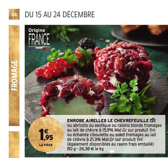 enrobe airelles le chèvrefeuille