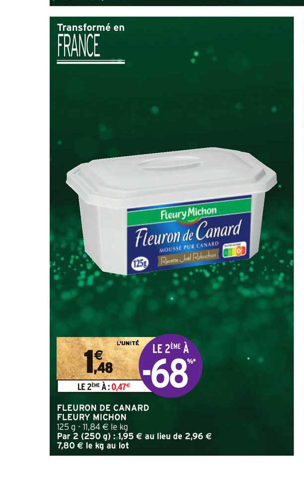 fleuron de canard fleury michon