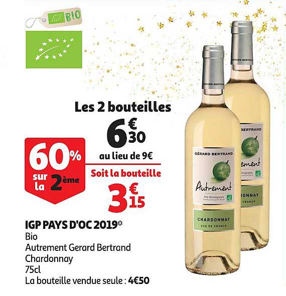 igp pays d'oc 2019 bio autrement gerad bertrand