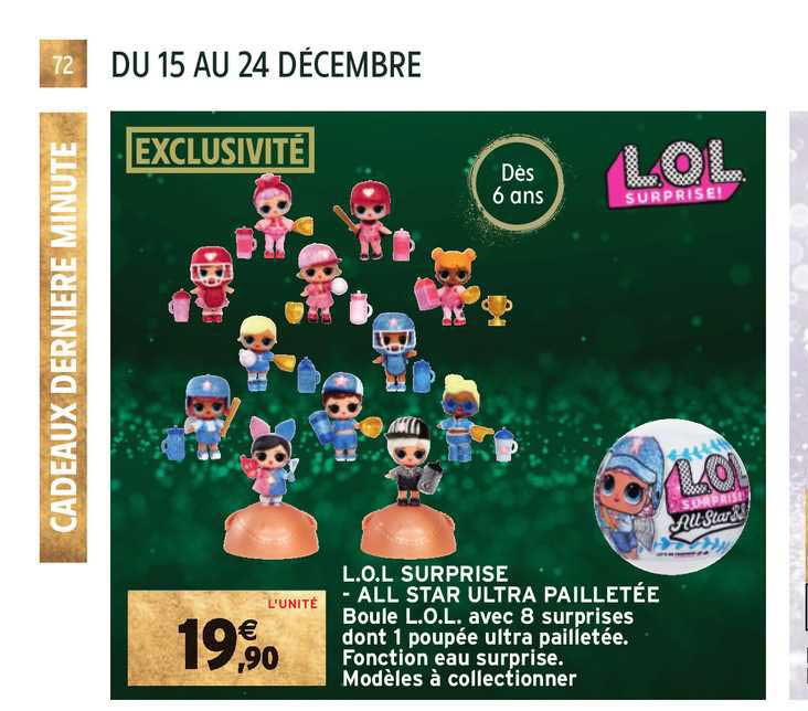 l.o.l surprise all star ultra pailletée