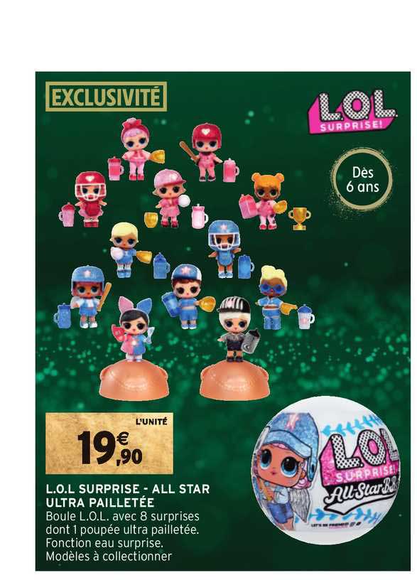 l.o.l. surprise all star ultra pailletée
