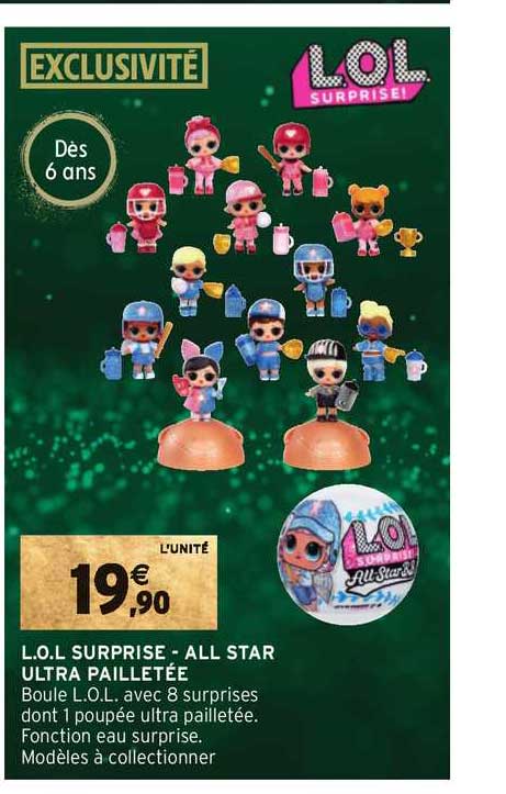 l.o.l. surprise all star ultra pailletée
