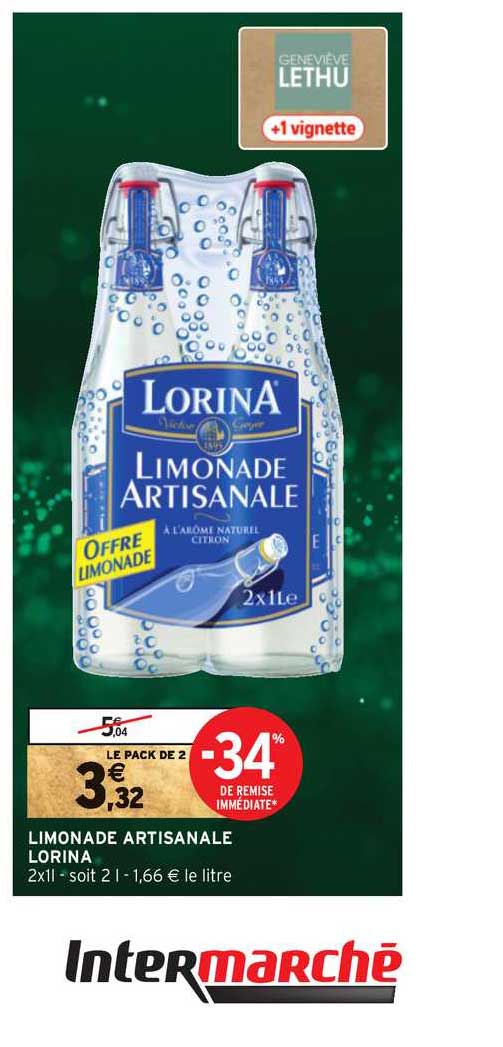 Limonade Artisanale Lorina -34% De Remise Immédiate