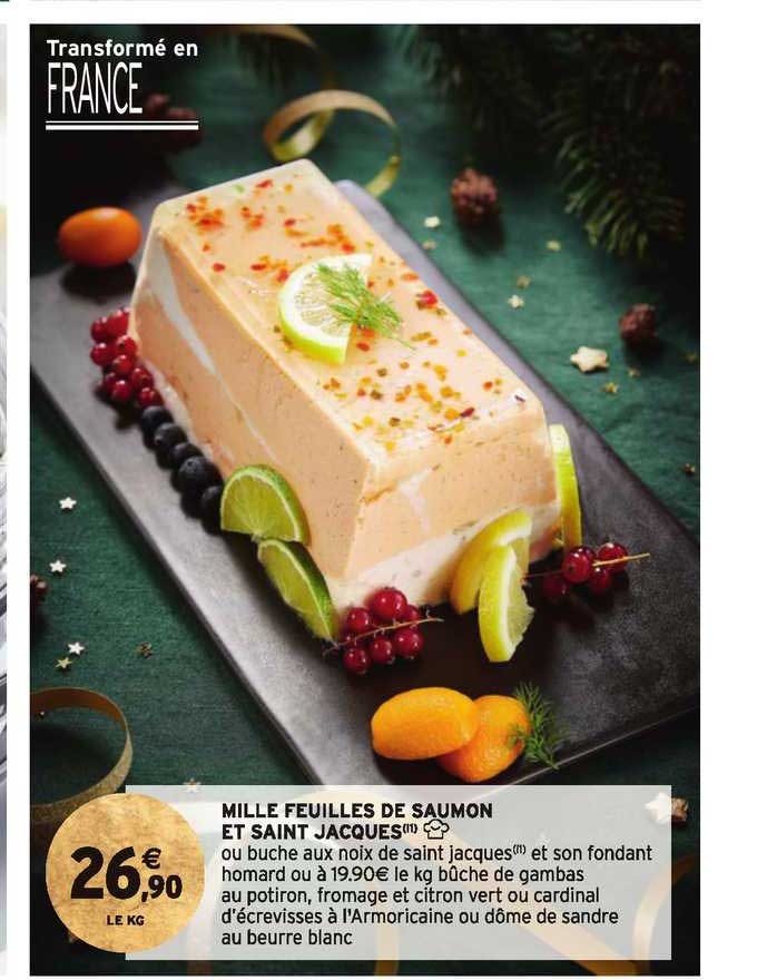 Mille Feuilles De Saumon Et Saint Jacques