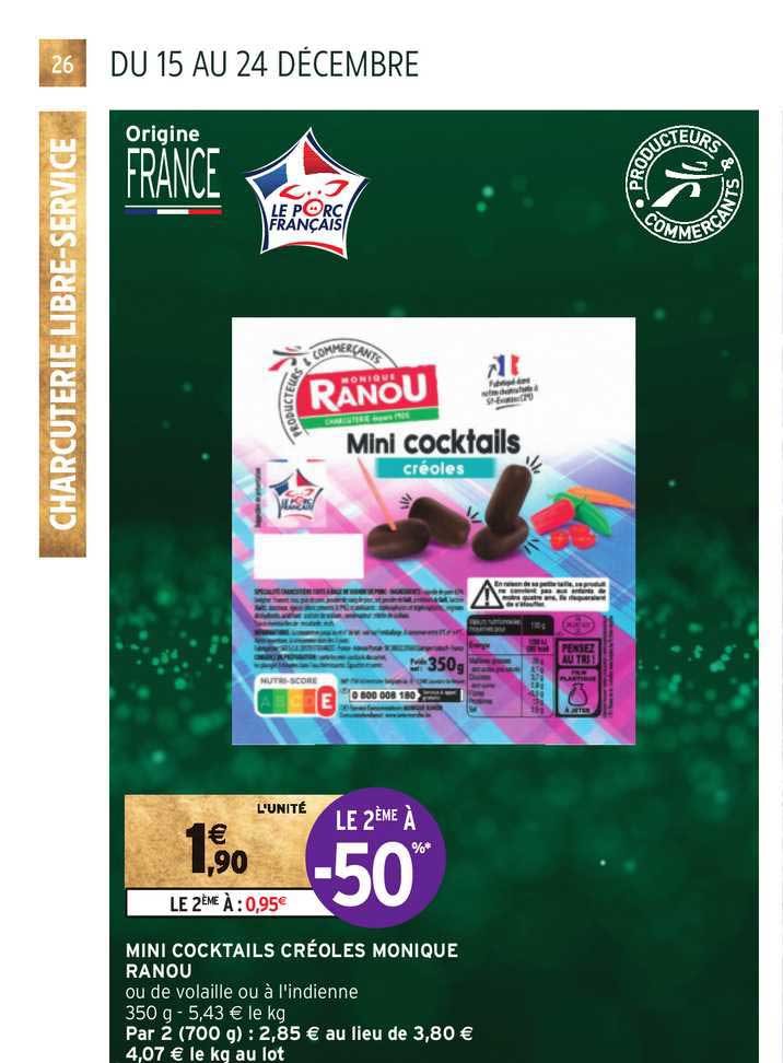 mini cocktails créoles monique ranou