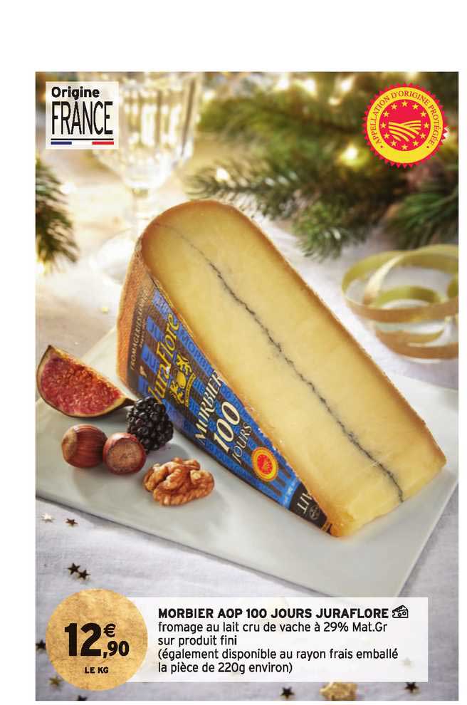 morbier aop 100 jours juraflore