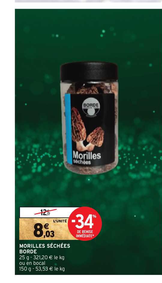 Morilles Séchées Morde