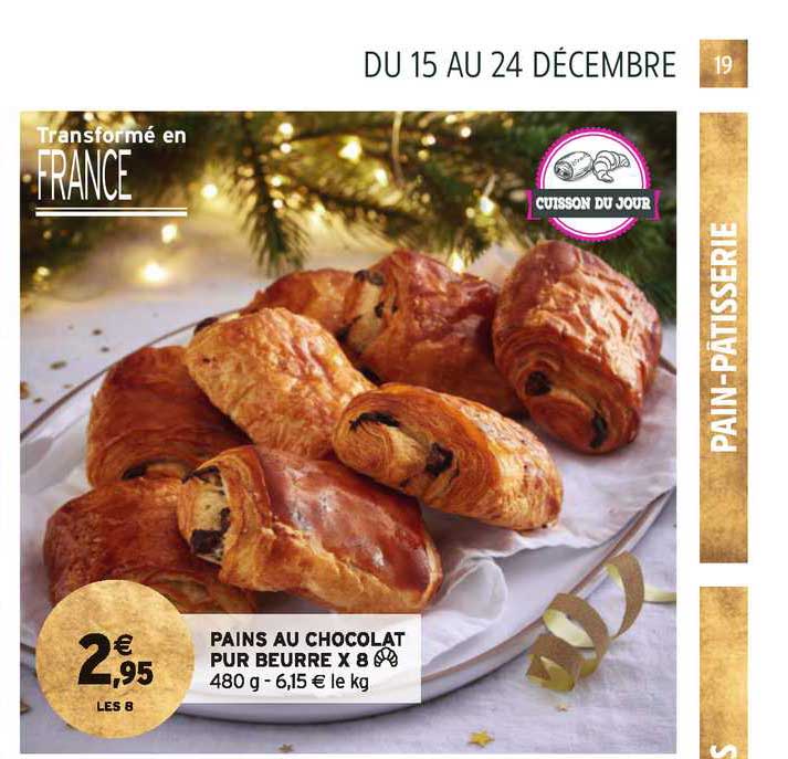Pains Au Chocolat Pur Beurre