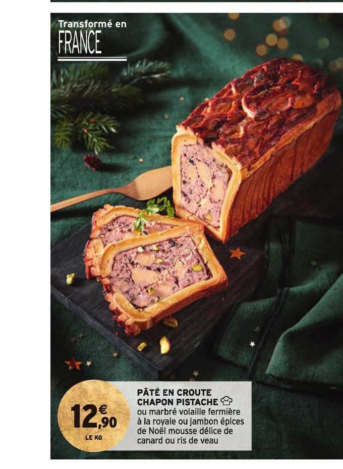 pâté en croute chapon pistache