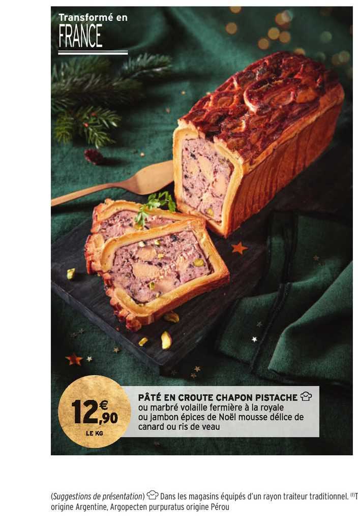 pâté en croûte chapon pistache