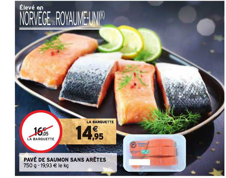 pavé de saumon sans arêtes