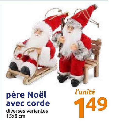 père noël avec corde