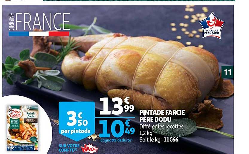 Pintade Farcie Père Dodu