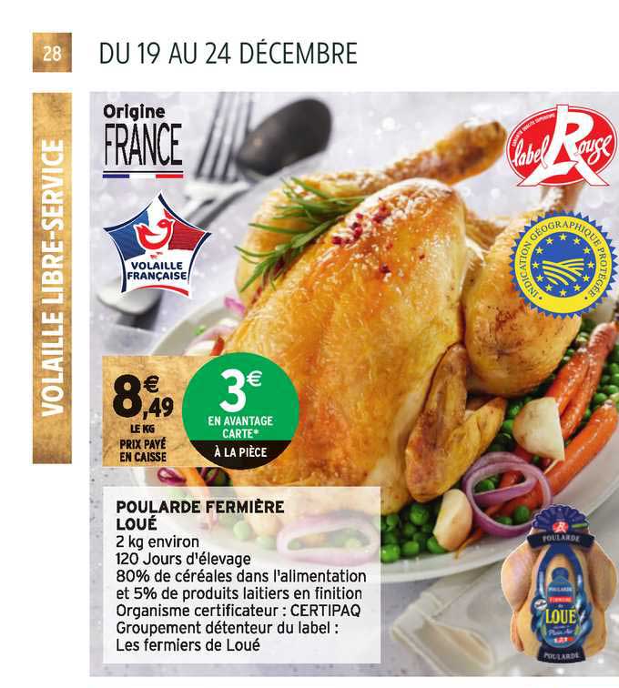 poularde fermière loué