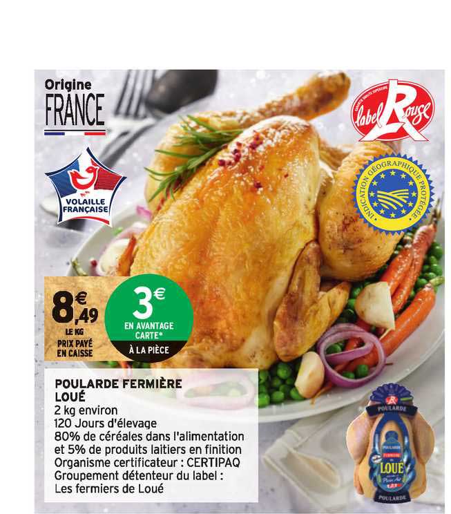 poularde fermière loué