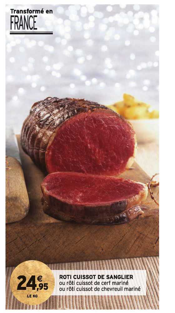 rôti cuissot de sanglier