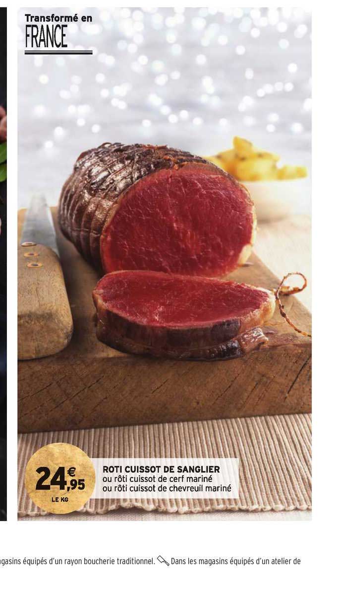 rôtir cuissot de sanglier