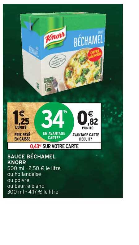 Sauce Béchamel Knorr
