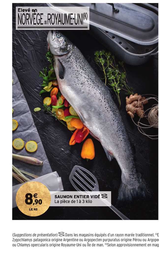 Saumon Entier Vidé