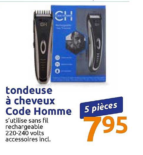 Tondeuse à Cheveux Code Homme