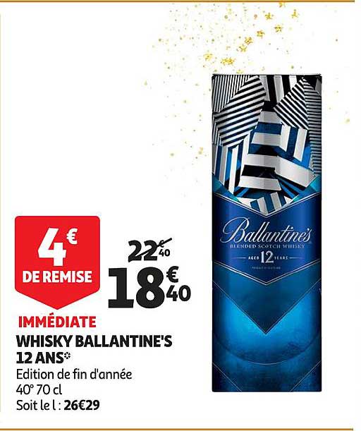 whisky ballantine's 12 ans