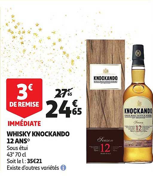 whisky knockando 12 ans