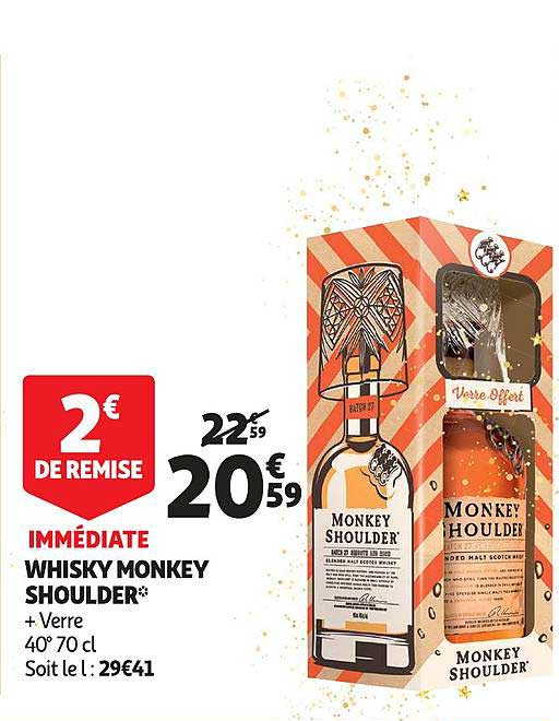 whisky monkey shoulder