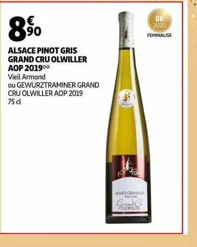 alsace pinot gris grand cru olwiller aop 2019