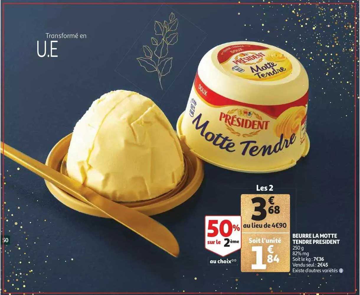 beurre la motte tendre président