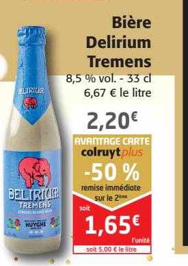 Bière Delirium Tremens